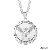Seven Archangel's Medal Pendant Amulet - Under their wings, we walk with peace of mind - BGCOPPER
