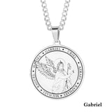 Seven Archangel's Medal Pendant Amulet - Under their wings, we walk with peace of mind - BGCOPPER