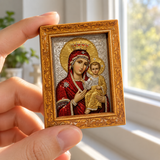 Blessed Virgin Mary & Child Christian Fridge Magnet