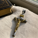S925K Silver Jesus Christ Crucifix Pendant