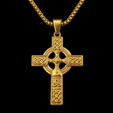 Celtic Knot Titanium Steel Cross for daily faith wear and Christian gifting