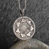 Seal of the Seven Angels Round Necklace Amulet - BGCOPPER