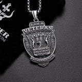 Spring Promotion:I'm a Proud Veteran Pendant - A Symbol of Honor - BGCOPPER