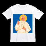 Pope Francis Printed T-Shirt Short Sleeve Commemorative - BGCOPPER