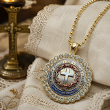 Crown of Thorns Cross Pendant Necklace