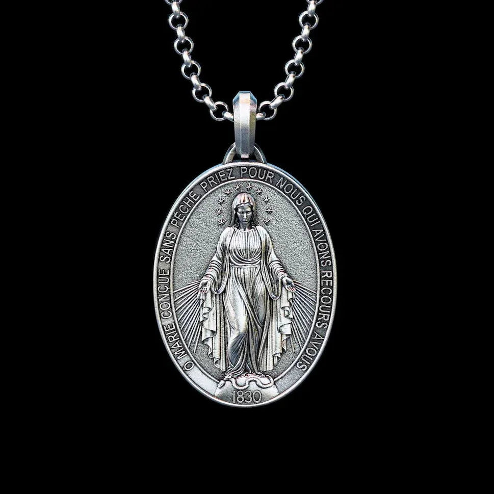 New Miraculous Medal Necklace – BGCOPPER