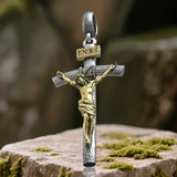 BGCOPPER S925K Silver Crucifix of Jesus Christ: A Timeless Masterpiece of Faith and Art - BGCOPPER