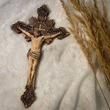St. Benedict Crucifix: Maple Wood, Divine Protection, & the Story of Redemption