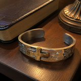 Mayan Tribal Totem Cross Bracelet