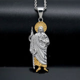 St. Jude Character Pendant Titanium Necklace - BGCOPPER