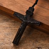 Jesus Wooden Crucifix Necklace: His Coming is a Tender Promise of Eternal Protection ✝️