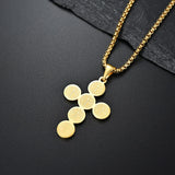 Round St. Benedict Cross Necklace - Protect you and your family - BGCOPPER