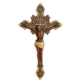 St. Benedict's Exorcism Cross Large Wooden Sculpture - BGCOPPER