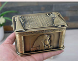 Zinc alloy Egyptian pharaoh embossed jewelry box - BGCOPPER