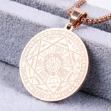 Seal 7 Archangel Pendants Protection Amulet Against Evil Eyes, Curses, Spells - BGCOPPER