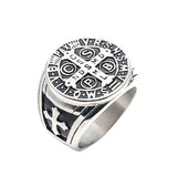 St. Benedict's Stainless Steel Exorcism Ring - BGCOPPER