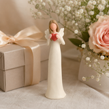 Heart in Hand Angel Resin Tabletop Figurine
