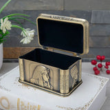 Zinc alloy Egyptian pharaoh embossed jewelry box - BGCOPPER
