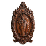 St. Jude Wooden Religious Icon Wall Artwork - Patron Saint of Despair in Troubled Times - BGCOPPER