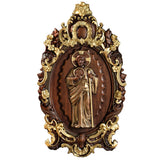 St. Jude Wooden Religious Icon Wall Artwork - Patron Saint of Despair in Troubled Times - BGCOPPER