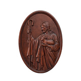 Jesus the Shepherd Wood Carving Wall Decor - Endless Care and Guidance - BGCOPPER