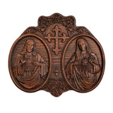 Sacred Heart of Jesus and Heart of Mary Plaque - 2023 New Religious Christmas Gift - BGCOPPER