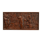 Seven day Creation God Adam Eve Wood Art Decor - BGCOPPER