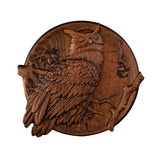 Owl wood carving - Wood Wall Decor - BGCOPPER
