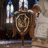 Archangel Michael Sword & Shield Wall Plaque - Divine Protection in Spiritual Warfare