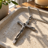 S925K Silver Jesus Crucifix Pendant | A Tangible Reminder of His Love
