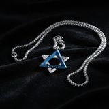 Blue Star of David Dark Velvet