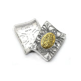 Religious jewelry metal zinc alloy ring hollow packaging box - BGCOPPER