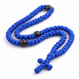 Handmade 100-Knot Christian Prayer Rope with Wooden Beads – Prayer & Daily Devotion