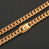 Stainless Steel Tap Buckle Cuban Chain - BGCOPPER