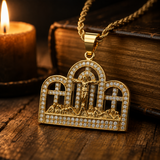 The Last Supper Jesus Crucifix Iced‑Out Stainless Steel Men’s Necklace