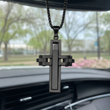 3D Interlocking Stainless Steel Cross Necklace