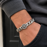 Vintage Lion King Head Cuban Link Bracelet