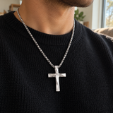 Carry Your Faith Close to Your Heart – Timeless Gold & Silver Cross Necklace, A Symbol of God's Love & Protection
