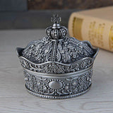 Zinc alloy vintage crown jewelry box - BGCOPPER