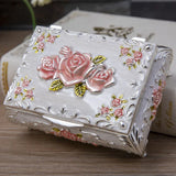Zinc alloy rose drip necklace ring jewelry jewelry box - BGCOPPER