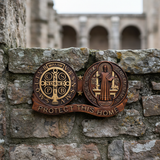 St. Benedict's Exorcism Medal Christian Wall Plaque - Best Christmas Gift