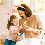Personalized Wooden Bunny Family Puzzle | Family Keepsake