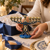Holy 9-Branch Christian Menorah: Emblem of Divine Light and Devout Faith