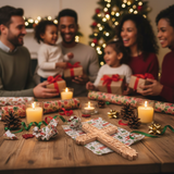 Carved Cross - Christmas Unwrapping Scene
