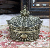 Zinc alloy vintage crown jewelry box - BGCOPPER