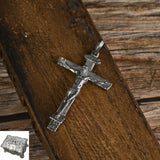 (Neuheiten)Kruzifix-Halskette aus Titanstahl