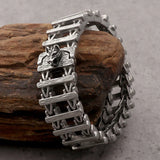 Dragon bone titanium steel creative skeleton dragon head wolf head stainless steel bracelet bracelet - BGCOPPER