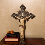 St. Benedict Crucifix: Maple Wood, Divine Protection, & the Story of Redemption