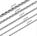 Stainless Steel Twist Chain - BGCOPPER