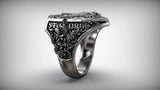 S925K Silver St. George Defeat the Dragon Ring - BGCOPPER